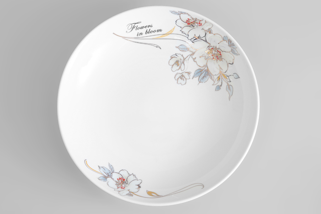 [HCM]Dĩa sâu sứ 22.5 cm Minh Châu ML030