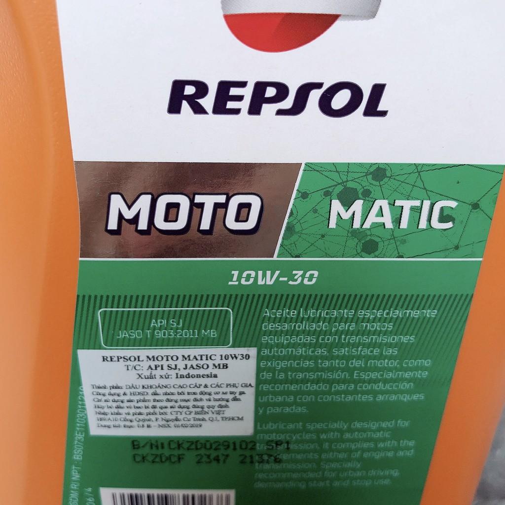 Nhớt Repsol Moto Matic 10w30 0.8L