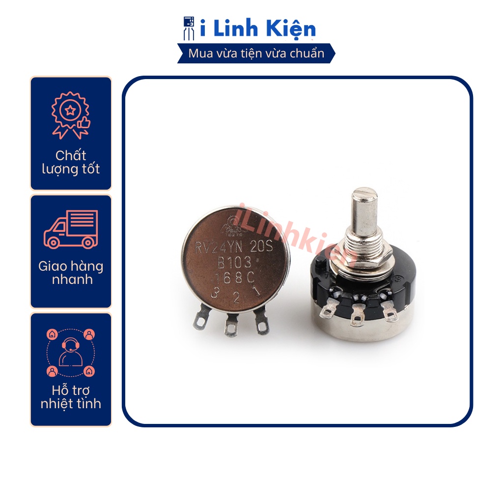 Chiết áp đơn 10K TOCOS RV24YN 20S B103