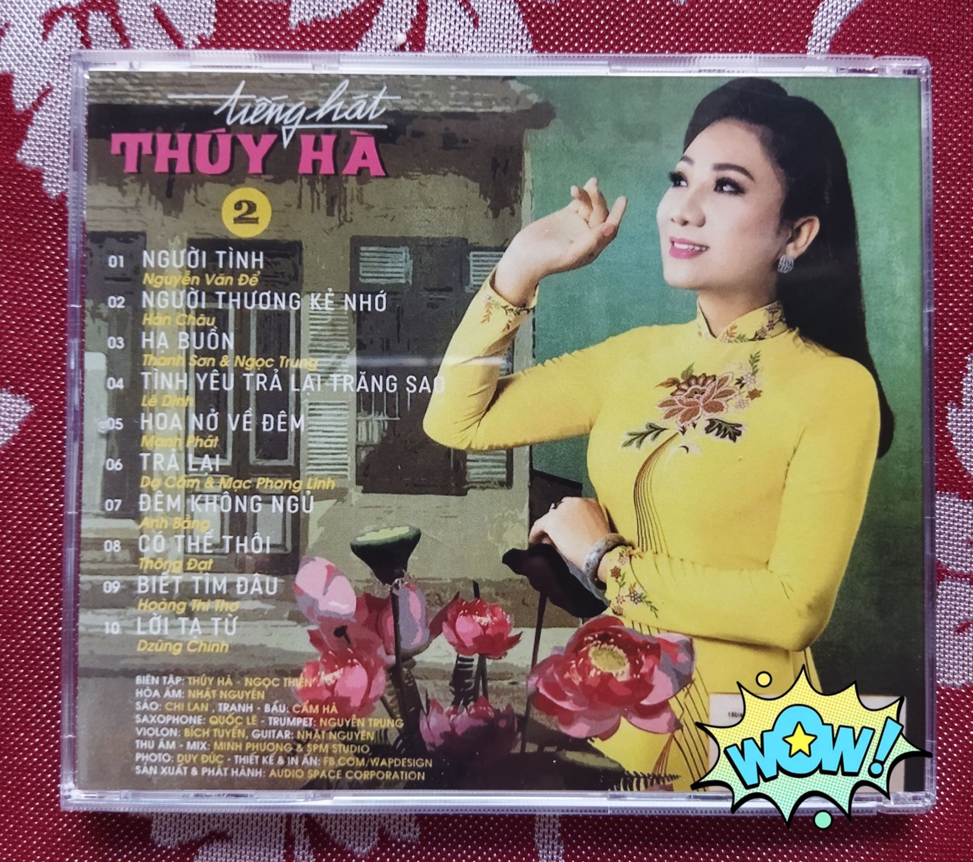 Bộ 2 CD tiếng hát Thúy Hà 1 và 2 phono