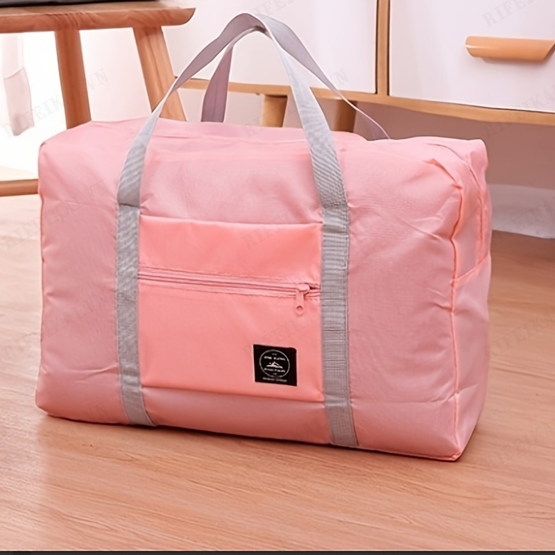 Foldable Large-capacity Travel Storage Bag, Lightweight Multi Duffel HandBag With Zipper