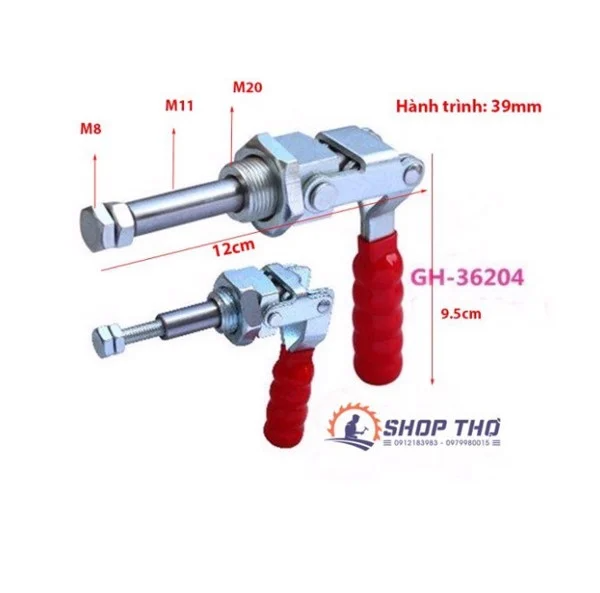 Sập thẳng gh36204m kiểu fence - tổng dài 21cm