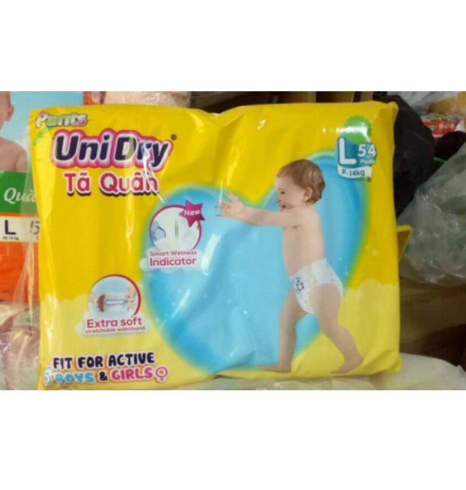 TẢ QUẦN UNIDRY M60/L54/XL48/XXl44( mua 2 gói tặng khăn ướt 20 tờ)