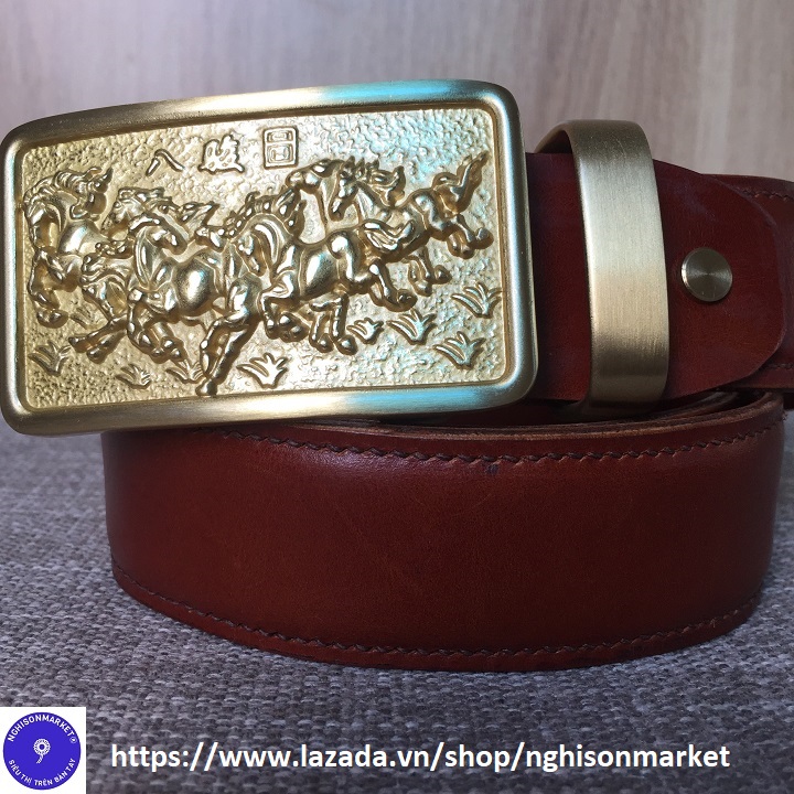 THẮT LƯNG Dây nịt Nam da bò handmade cao cấp