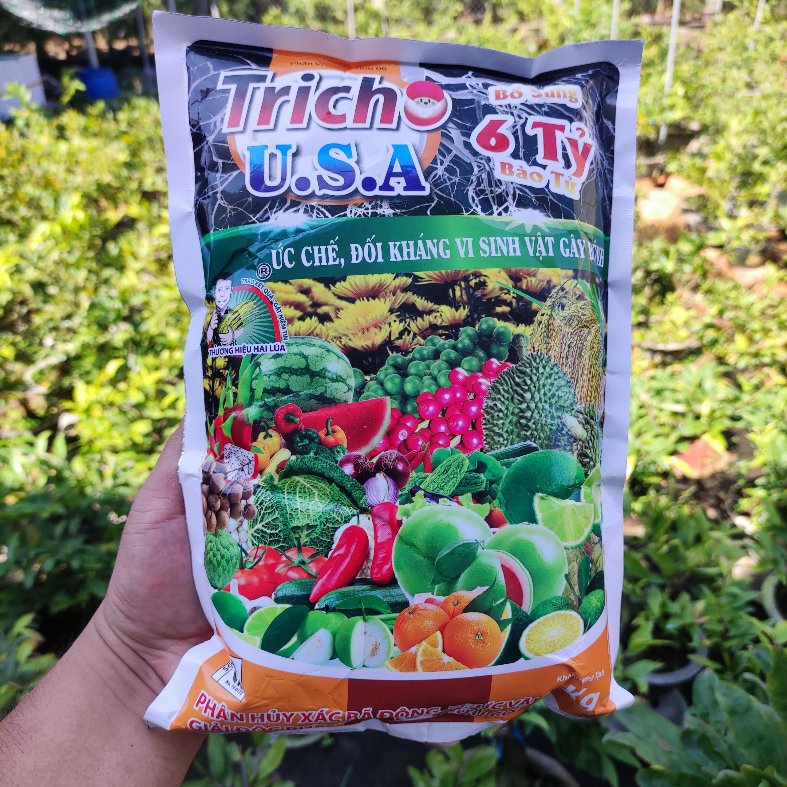 Nấm đối kháng Trichoderma chế phẩm Tricho USA