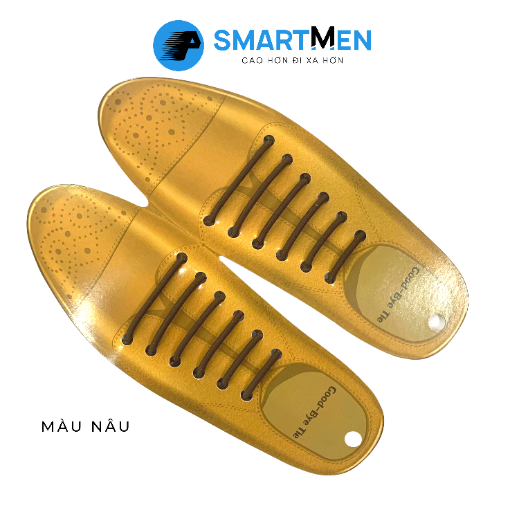 Set dây giày silicon co giãn cho giày da SMARTMEN