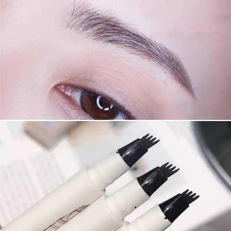 Bút Kẻ Lông Mày Phảy Sợi 4D Dạng Lỏng Chống Thấm Nước