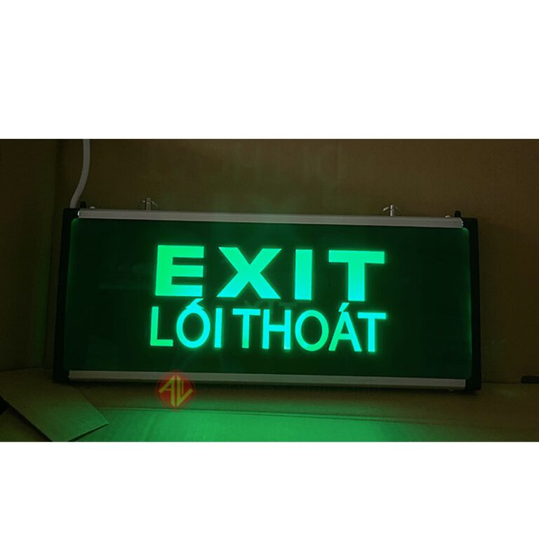 Đèn Exit lối thoát hiểm 2 mặt 3W The Exit light -