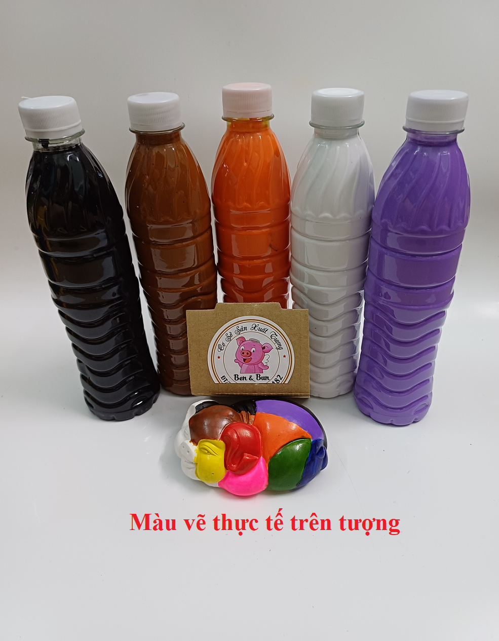1 Bộ màu tô tượng 10 chai 500ml