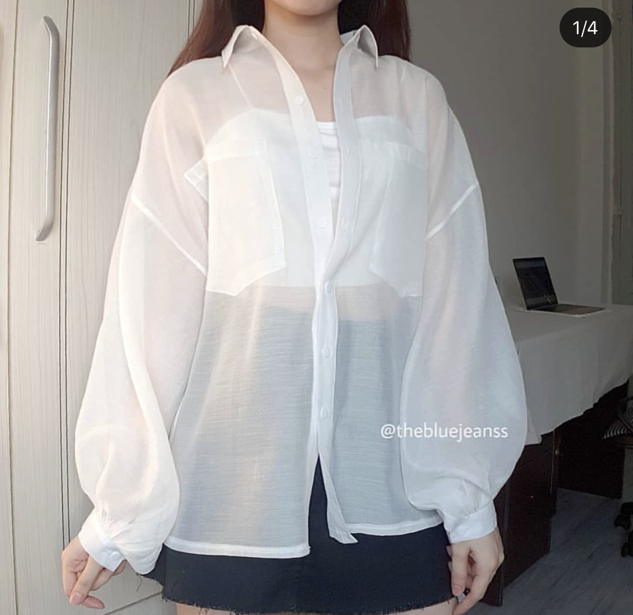 Áo sơ mi trong suốt cho các cô nàng cá tính