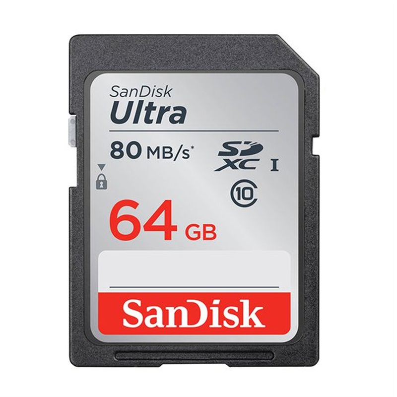Thẻ nhớ SanDisk SDXC Ultra 64GB Class 10 80mb/s