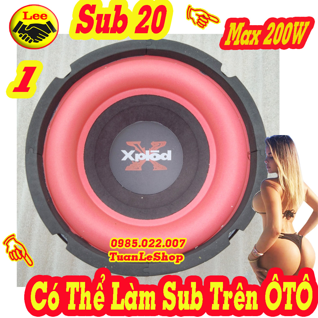 SUB BASS 20 - LOA SUB 20 TỪ 100 ĐỎ CAO CẤP