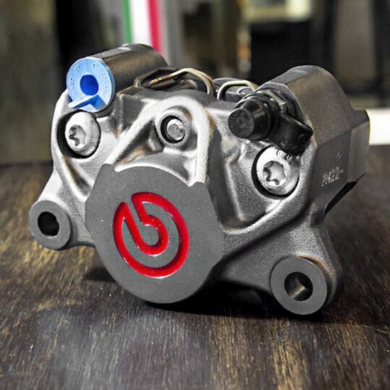 [HCM]Heo Brembo 2 pit Đối Xứng Logo Đỏ
