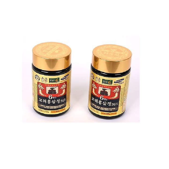 [HCM]Cao hồng sâm 6 năm tuổi 365 Hàn Quốc (Hộp 2 lọ)