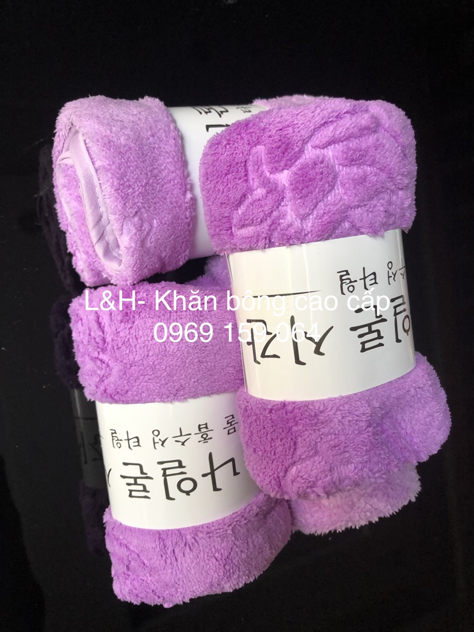 Khăn mặt lông cừu cao cấp,trơn, kt 30x50cm
