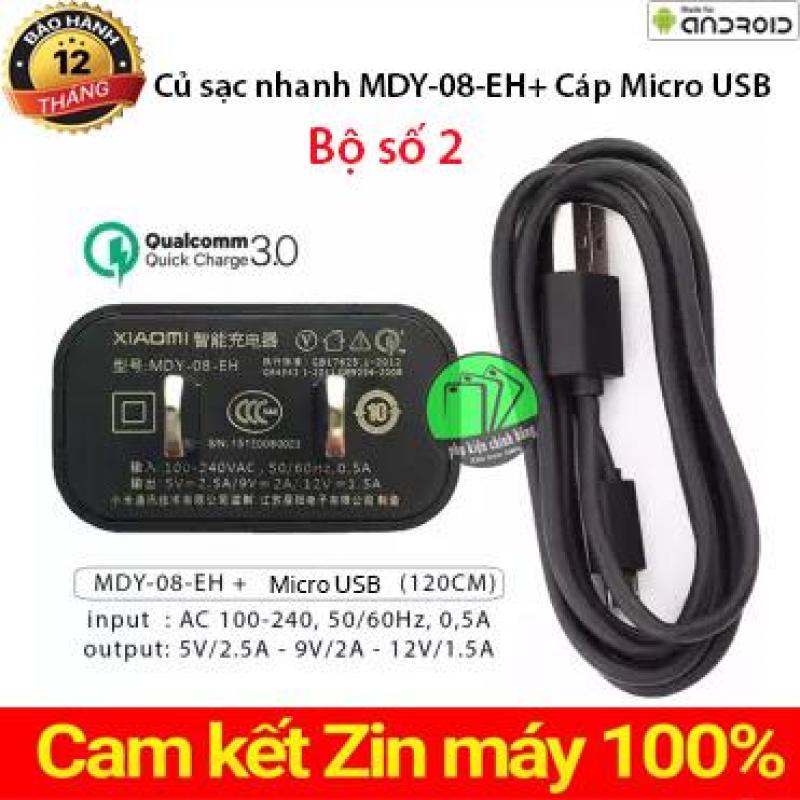 Giá Củ sạc và Cáp sạc nhanh (Quick Charge 3.0) dành cho Xiaomi MDY-08-EH, MDY-08-EF ,Nguyên SEAL - Cam kết Chuẩn Zin Xịn