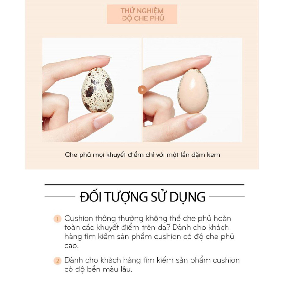 Phấn nước VACCI - dưỡng da cao cấp Vacci CC Cushion SPF50+ PA+++