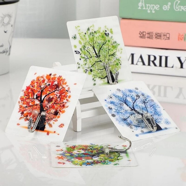 Combo 2 MÓC DÁN TƯỜNG 3D SIÊU CHỊU LỰC