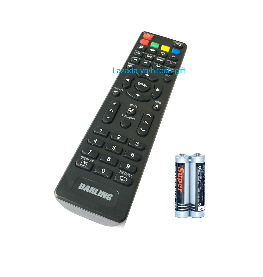 Remote điều khiển tv darling lcd led internet tivi kèm pin