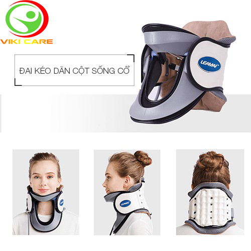 Đai kéo giãn cột sống cổ Leamai C03 [BH 1 đổi 1]