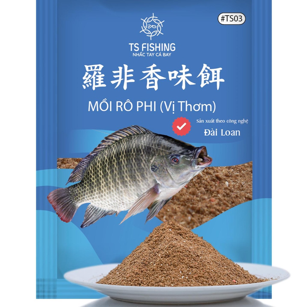 Mồi Câu Rô Phi Thơm Tanh TS FISHING