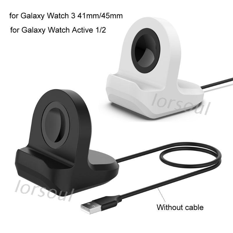 Đế Sạc Bằng Silicon Cao Cấp Dành Cho Đồng Hồ Samsung Galaxy Watch 3 R850