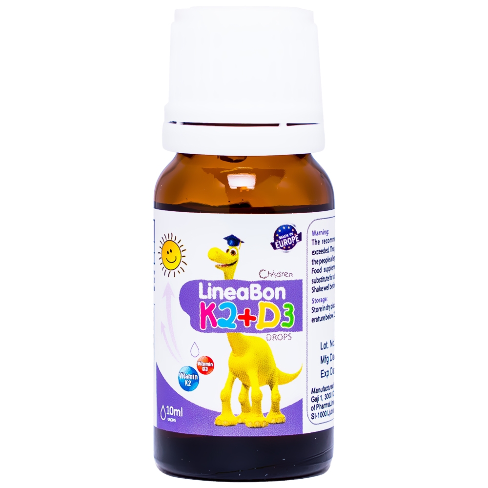 [FREESHIP - MẪU MỚI] LineaBon K2+D3 drops Vitamin K2 D3 tăng chiều cao date mới nhất