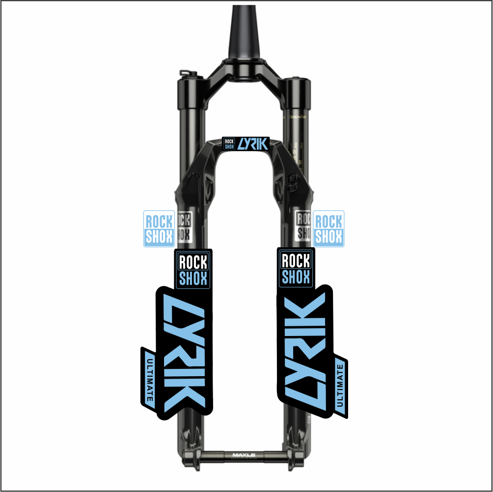Tem decal dán phuộc xe đạp Rockshox LYRIK ULTIMATE 2021
