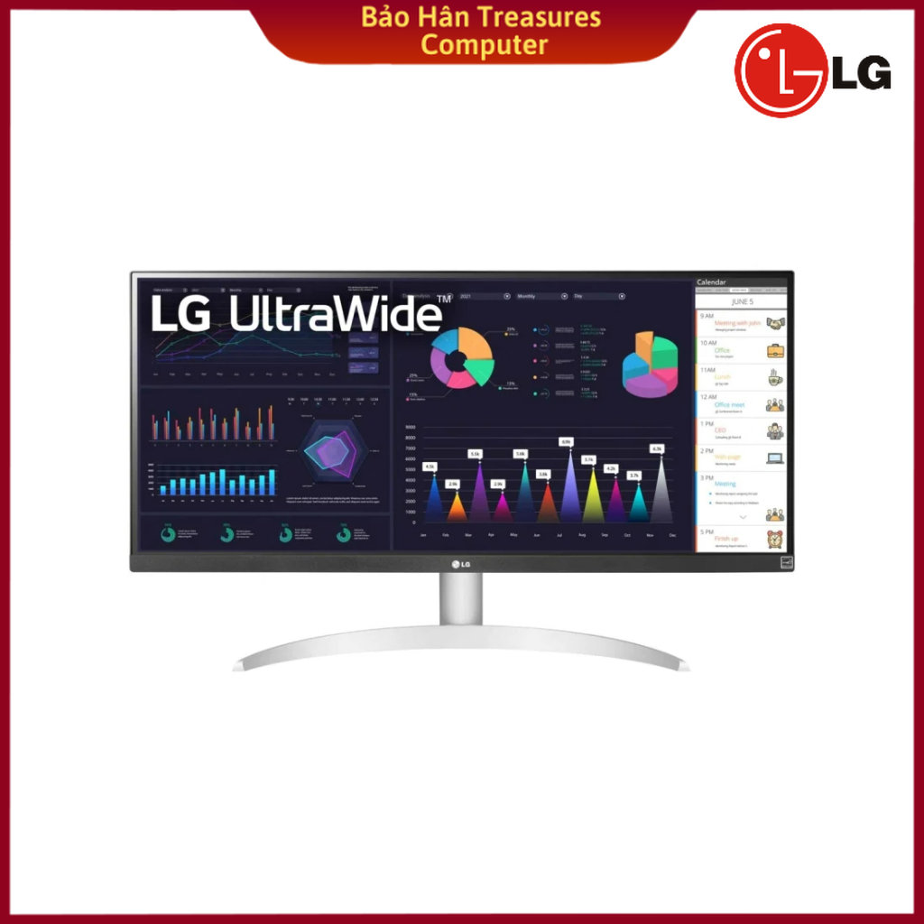 Màn hình lg 29wq600-w.atv 29'' 21:9 ultrawide™ full hd ips monitor with amd freesync™ - hàng chính hãng