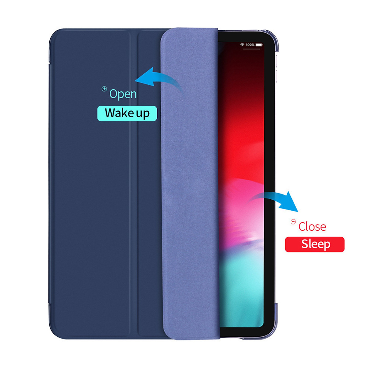 Bao Da Cover Cho Ipad Mini 4 Mini 5 2019 Hỗ Trợ Smart cover