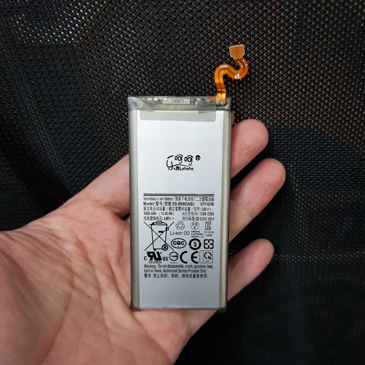 Pin Lehehe thay thế cho Samsung galaxy note5, note8,note9,s8plus rất tốt,nhiều quà tặng