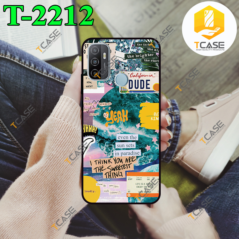 [HCM]Ốp lưng Oppo A53/ A32 2020 in hình Hello Summer Phần B