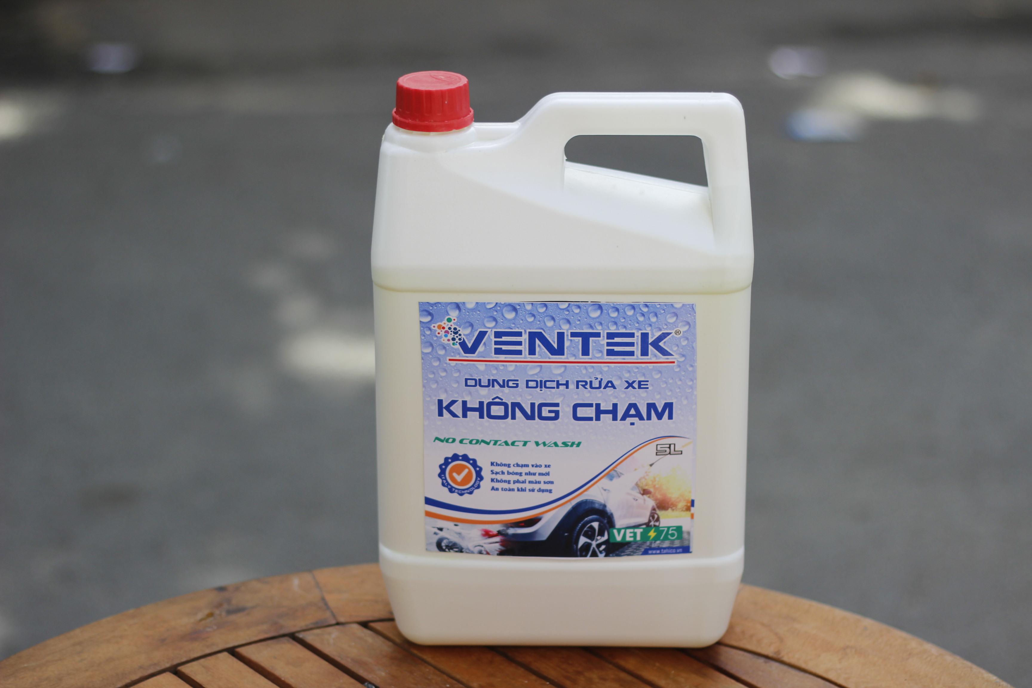 Dung dịch rửa xe không chạm Venteck Vet75 (bio35) 5 lít