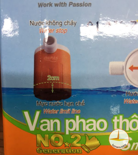 Van phao nhựa thông minh Onpas phi 27