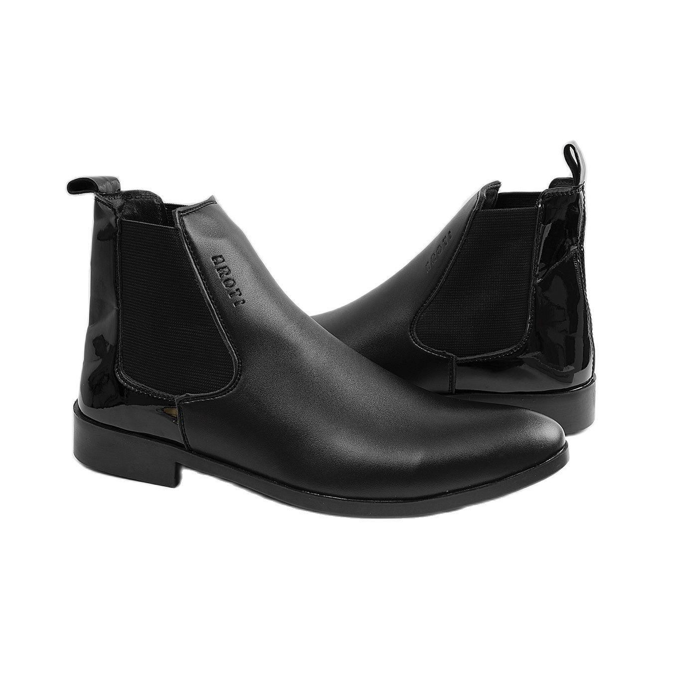 Giày boot nam cao cổ aroti chealsea boot chất da đẹp, đế khâu siêu bền, form hàn lịch lãm, cho công sở,- g607-mũi trơn
