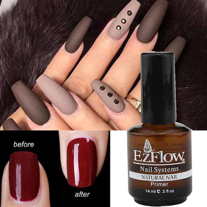 [ SALE 50% ] Liên Kết Bột Kiềm Dầu EzFlow-14ml - Liên Kết Bột Đắp Móng Ezflow (Nước Thối)