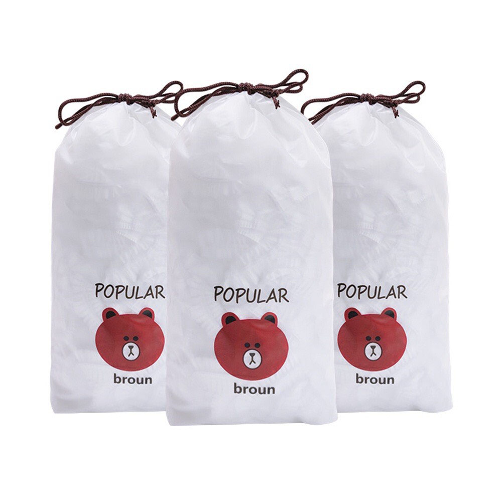 Set 100 Màng Bọc Thực Phẩm Có Chun Co Dãn