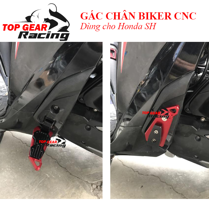 Gác Chân SH, SH Mode Biker Nhôm CNC 
