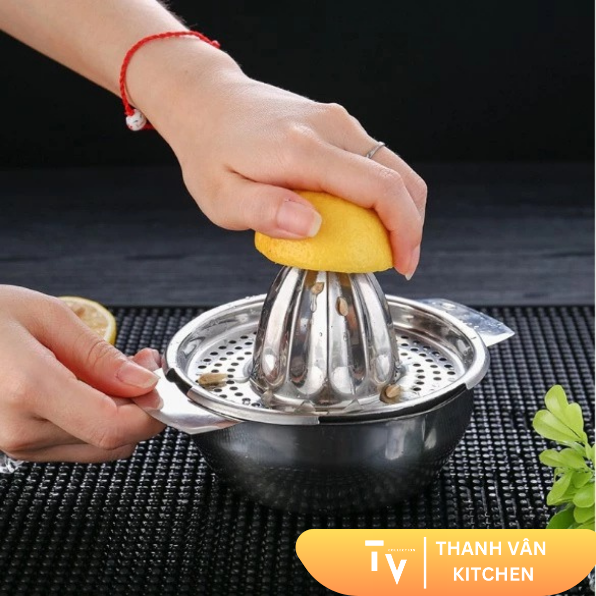 Premium stainless steel citrus juicer