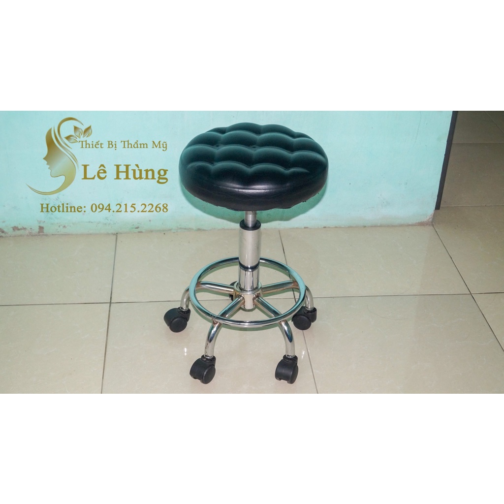 Ghế Spa DA MÚI Chân Xoay Loại Đẹp( hàng có sẵn )