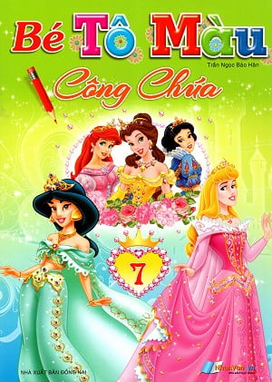 Fahasa - bé tô màu - công chúa