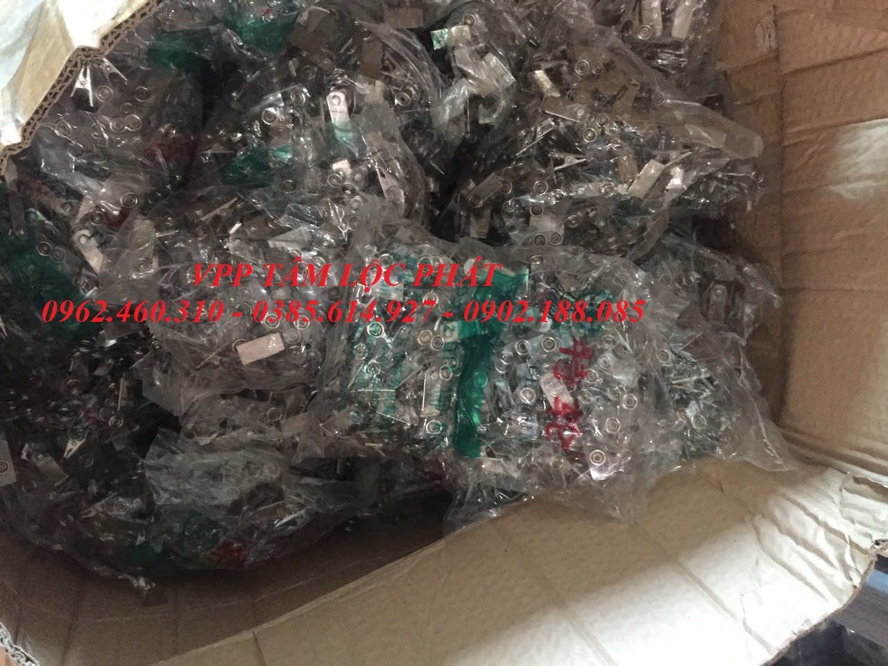 SỈ 100 Chiếc KẸP THẺ SẮT (LOẠI 1) - kẹp đeo thẻ