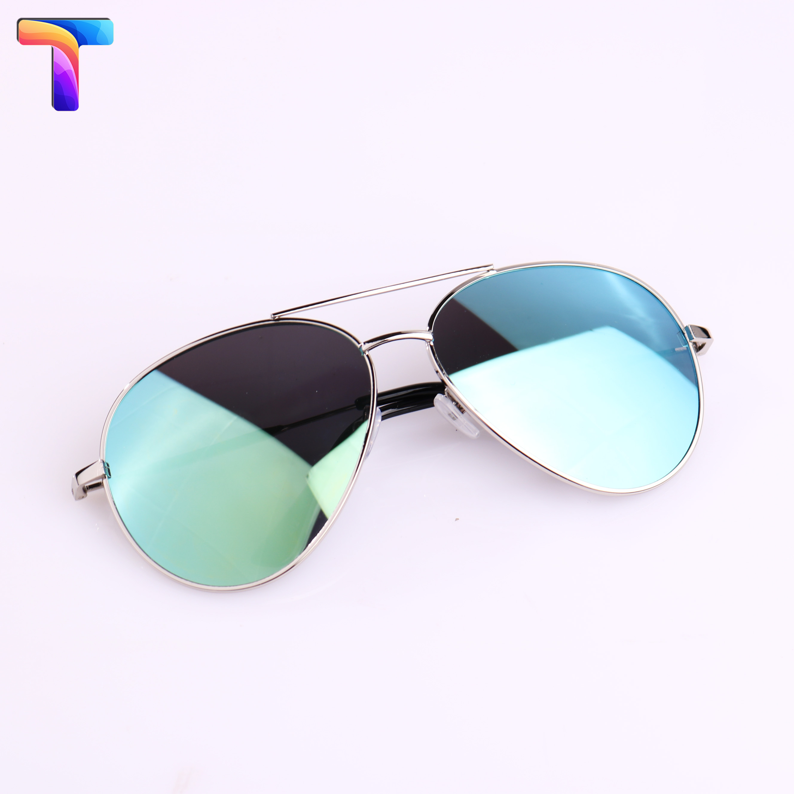 Kính râm phân cực tráng gương Aviator 0017 [ tặng kèm thẻ thử phân cực ]