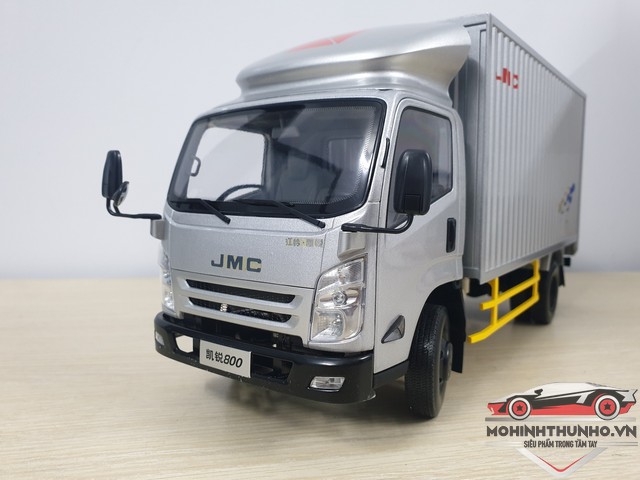 Xe tải mô hình JMC, tỉ lệ 1:18, màu bạc