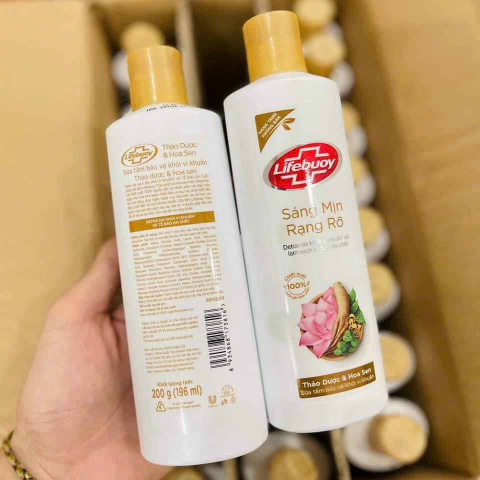 COMBO 2 CHAI SỮA TẮM THẢO DƯỢC HOA SEN 200G