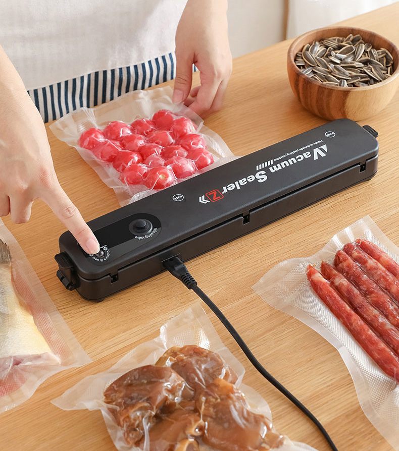 Máy hút chân không, Máy đóng túi hút chân không, Máy hút chân không tốt - Máy Hút Chân Không Vacuum Sealer Z, Tiện Dụng, Ép Chân Không Bảo Quản Thực Phẩm Tốt - Bảo Hành 1 Đổi 1