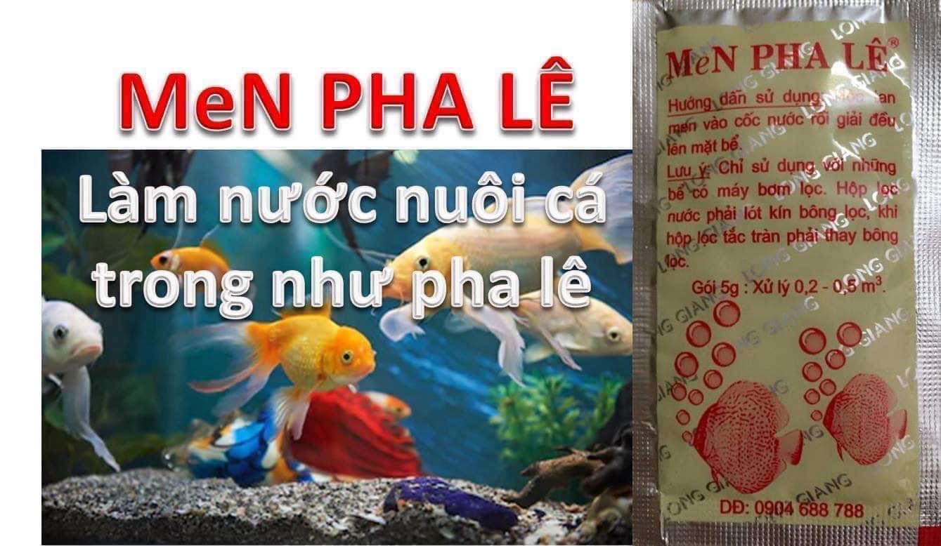 [HCM]Men vi sinh Pha Lê làm trong nước bể cá