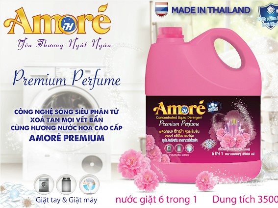Nước giặt xã 6 in 1 Amore Thái lan