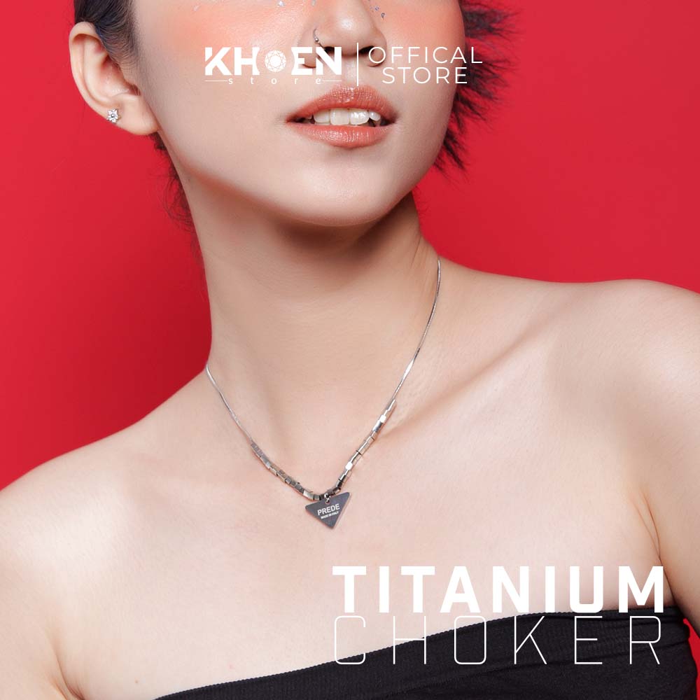 Vòng cổ tam giác - Titan - Khoen Store