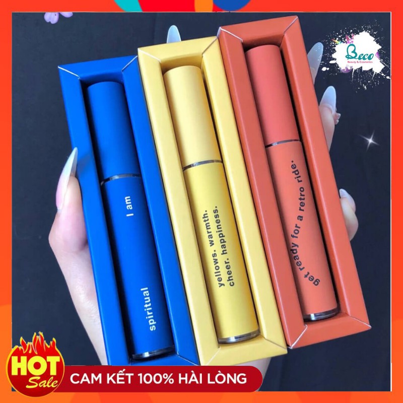Son 3ce speak up 3 màu 3ce hot đỏ - vàng - xanh son hàn quốc chính hãng